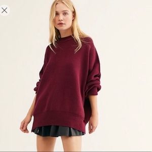 NEW! Free People Easy Street Tunic Sweater